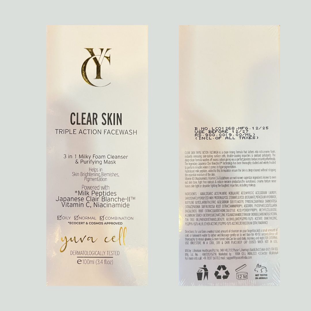 YuvaCell Clear Skin Brightening Face Wash - Image 4