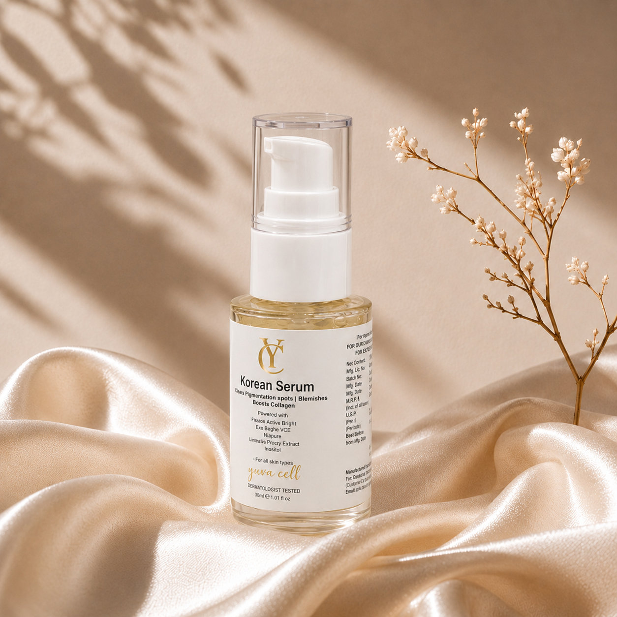 Korean Serum – Clear Pigmentation Spots, Blemishes & Boosts Collagen